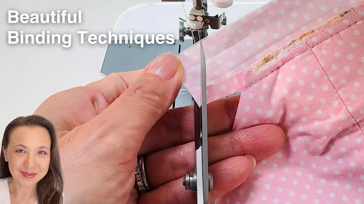 How to finish the ends of Double Fold Binding on seams - Straight and on Angle