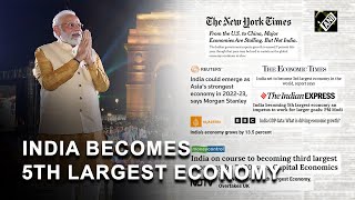 How did India become the 5th largest economy in the World