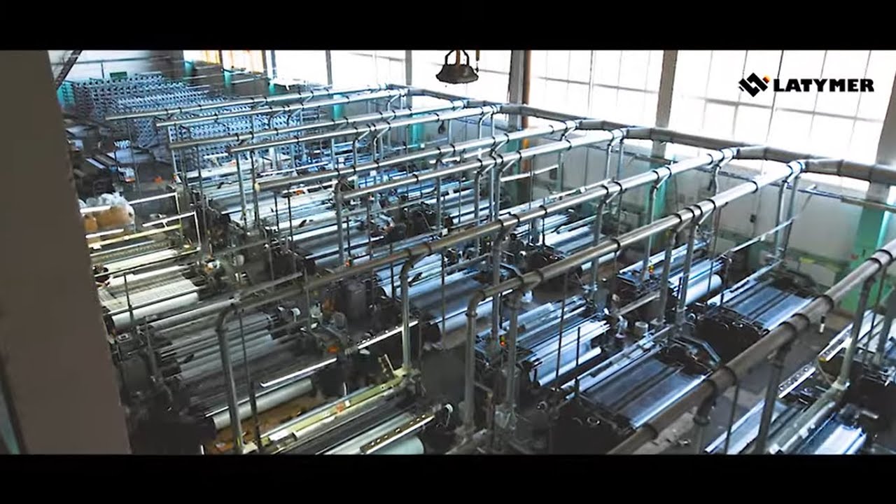 Как производится армирующая сетка, завод LATYMER