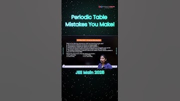 JEE Main 2025 | 24 Jan Shift 1 |Modern Periodic Table | Classification of Elements #shorts #jeemains