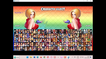 Blue Mary from KOF In CVS POTS Style for Capcom Vs SNK Evolution Kore