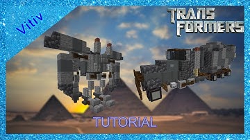Transformers Mixmaster in Minecraft - 1:1 Scale - Tutorial