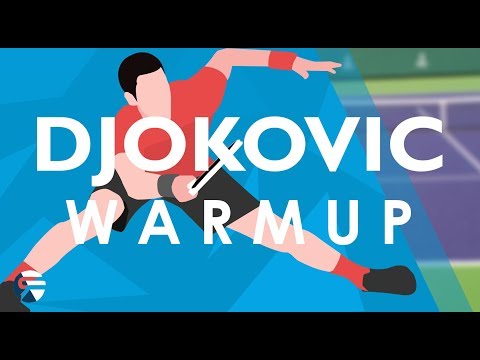 Djokovic FLEXIBILITY Secrets 🎾 - The BEST Warm Up Routine of the PROS