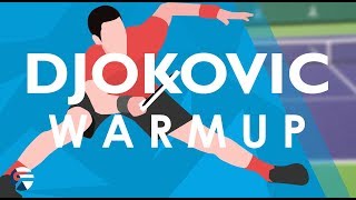 Djokovic FLEXIBILITY Secrets 🎾 - The BEST Warm Up Routine of the PROS