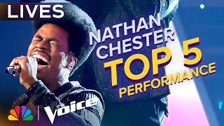 Nathan Chester Performs 'A Song for You' by Donny Hathaway | The Voice Finale | NBC