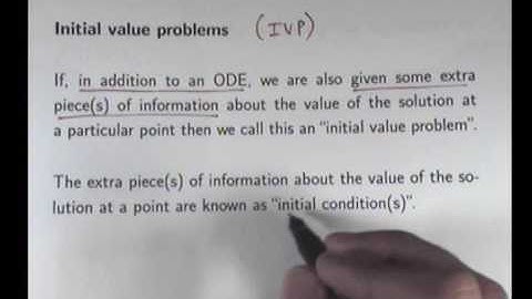 What is a Differential Equation? (An intro to ODE) Chris Tisdell UNSW