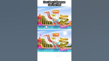 How Many Differences Can You Find #challenge #shorts