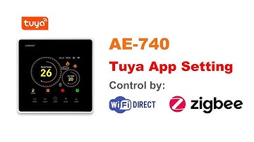 Tuya wifi direct control thermostat