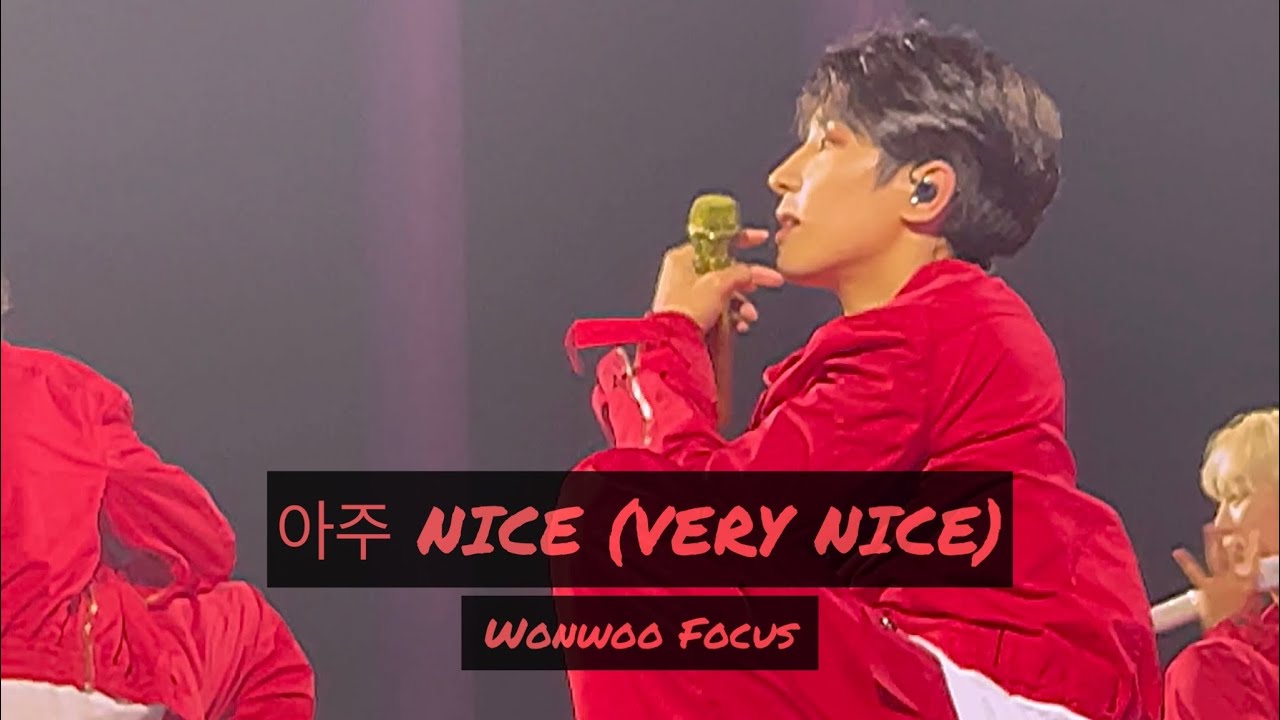 24092022 SEVENTEEN WONWOO 원우 Focus - VERY NICE @ Be The Sun in JAKARTA