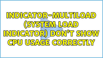 Ubuntu: indicator-multiload (System Load Indicator) don