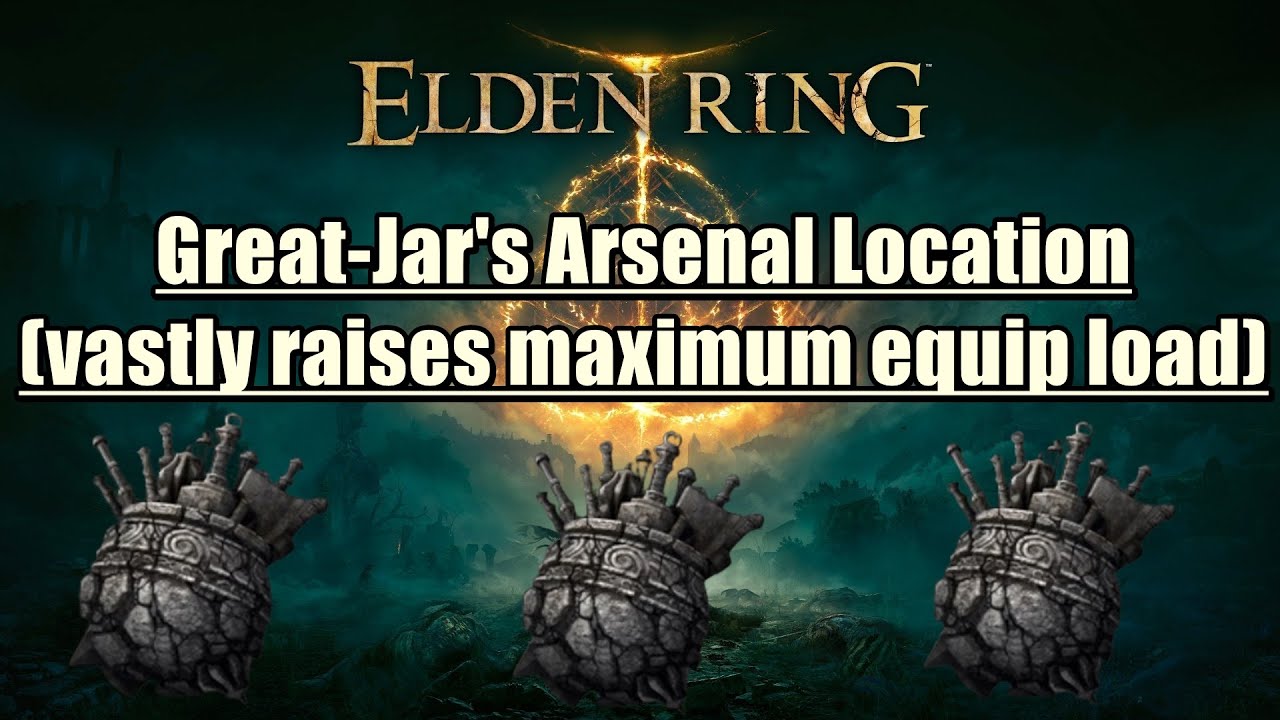 GreatJar's Arsenal Location (vastly raises maximum equip load) Elden