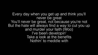 ... i do not own this song the search lyrics: [verse] hey nate, how's
life? don’t know, it's alright i've been dealin’ with some things
l...