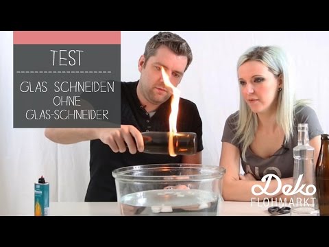 Test /// Glas schneiden OHNE Glasschneider - geht das wirklich?