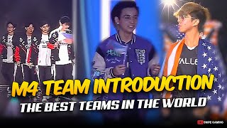 [CUT] GOOSEBUMPS! M4 EVERY TEAM INTRODUCTION. . . 😮