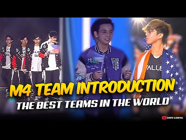 [CUT] GOOSEBUMPS! M4 EVERY TEAM INTRODUCTION. . . 😮 class=