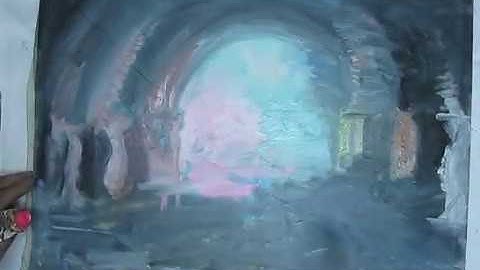 Voldemort vs Dumbledore Oil Painting on Canvas