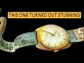 Restoring a rusty vintage oris watch back to life