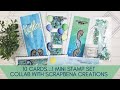 10 Cards 1 Mini Stamp Set Collab With Scrapbena Creations | Also RIP Gemini Jr.