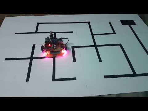 Maze solving robot with Shortest Path