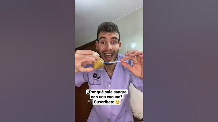 ¿Por qué a veces sale sangre con la vacuna? #shorts