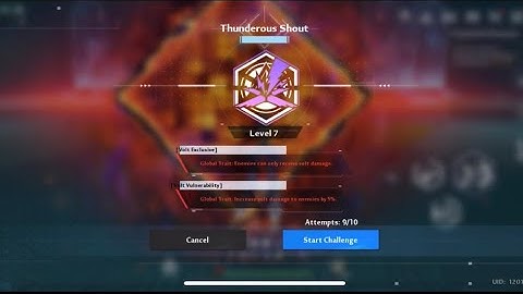 Tower Of Fantasy ( Volt Sequential 7) Clear