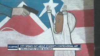 City speaks out about student's controversial KKK art