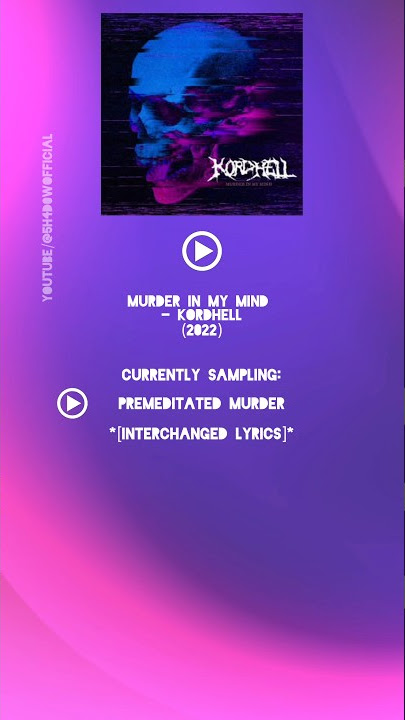 Murder In My Mind - Kordhell x Put the Pistol Point Blank x Premeditated Murder | 🅴 | How it's Made