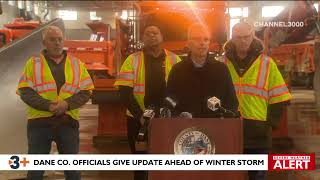 LIVE Dane County s give update ahead of winter storm
