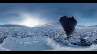 Vidéo 360° Antarctique - Voyage à travers les glaces