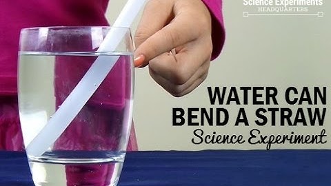 How Water Bends a Straw Science Experiment