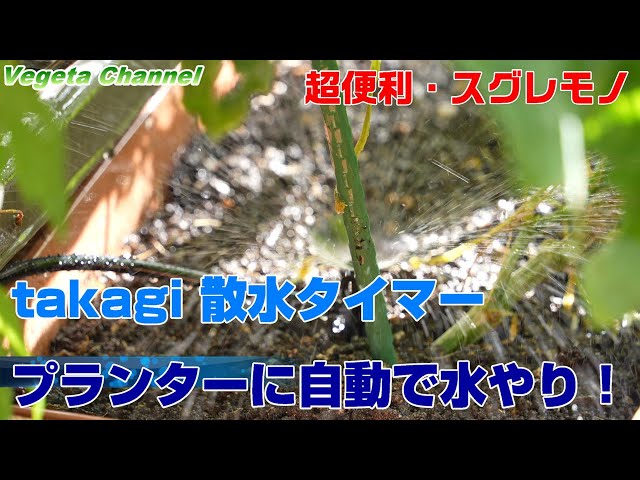 Water the planter automatically! Takagi Watering Timer GTA111SK
