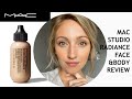 MAC STUDIO RADIANCE FACE & BODY FOUNDATION REVIEW