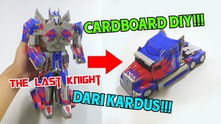 It&#39;s Transform! Cardboard Diy Optimus Prime Age Of Extinction/The Last Knight | TRANSFORMERS