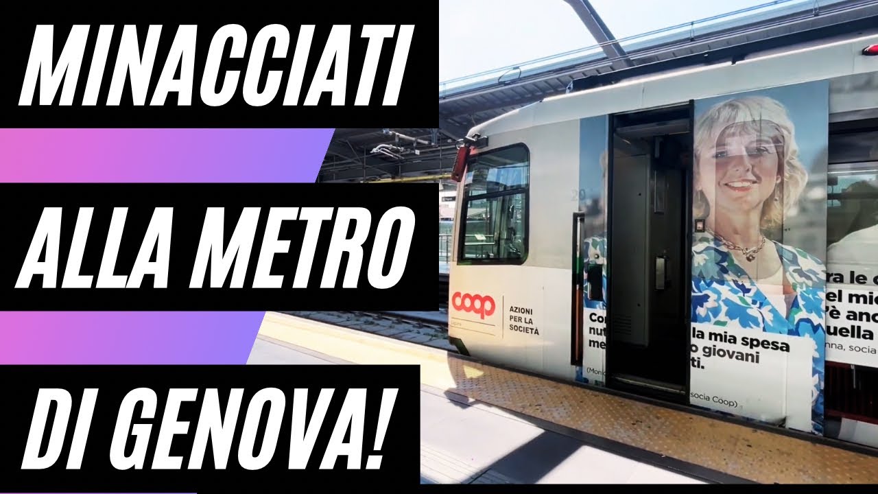 MINACCIATI E CACCIATI DALLA METRO DI GENOVA! - Uno schifo, vergognatevi!￼