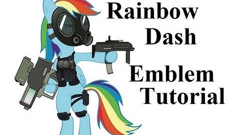 Call of Duty: Black Ops 2- Rainbow Dash (Modern Warfare) Emblem Tutorial