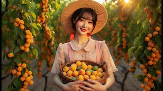 What does the sweet taste of Apricots taste like?