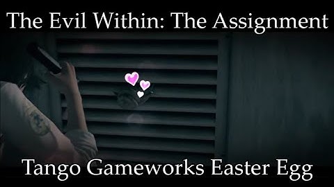 The Evil Within: The Assignment - Tango Gameworks Easter Egg