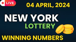 New York Midday Lottery Results For - 04 Apr, 2024 - Numbers - Win 4 - Take 5 - NY Lotto - Powerball