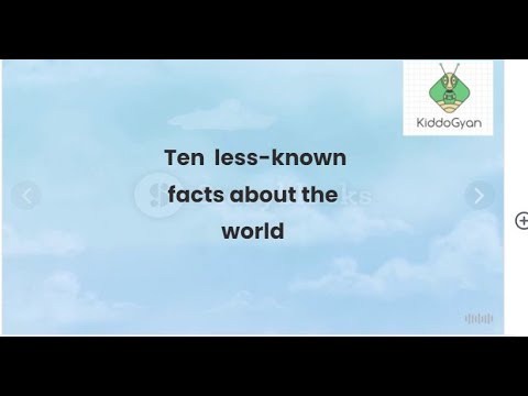 Ten less-known facts about the world - YouTube