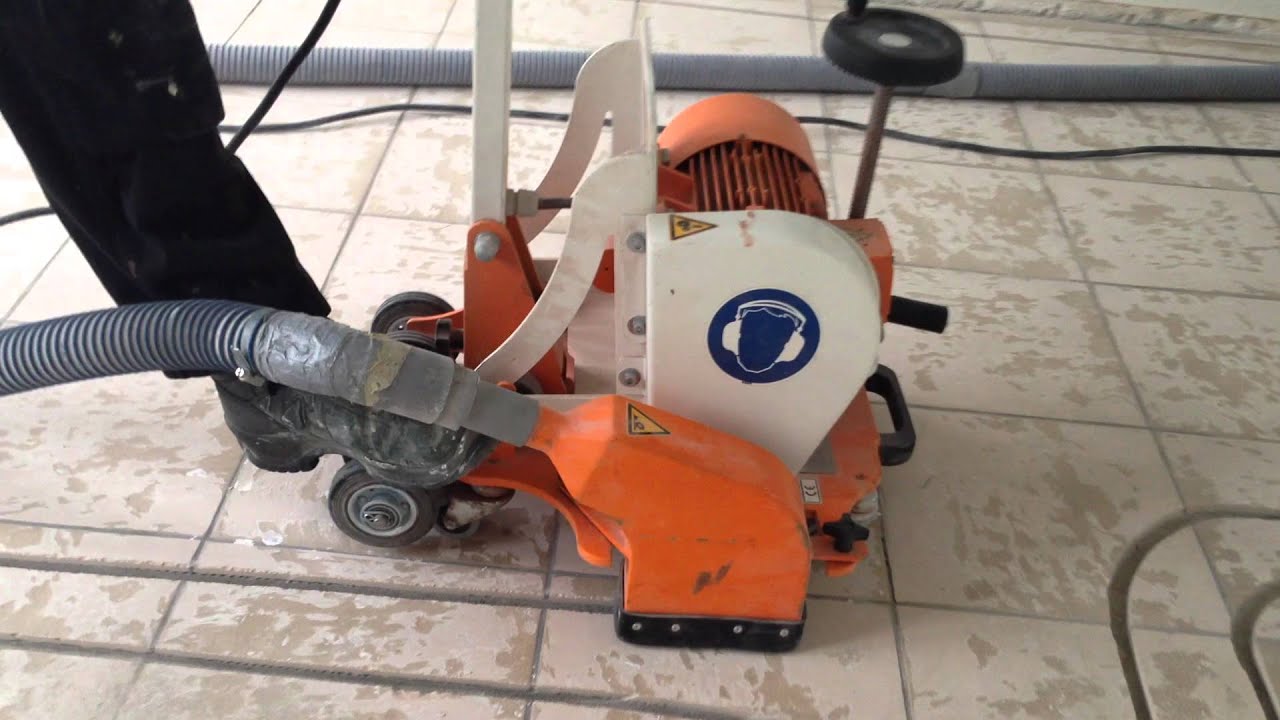 Floor iQ underfloor heating milling machine YouTube