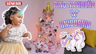 SORPRESA A MI HIJA LE ARMO UN PINO NAVIDEÑO DE UNICORNIO?*¿LE ENCANTO?* karola20