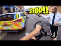 SWERVING POLICE IN LONDON! *POV*