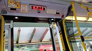 CTB E 8142 PG5781 @ 5B Deans落車門開關門過程及嘉安街報站