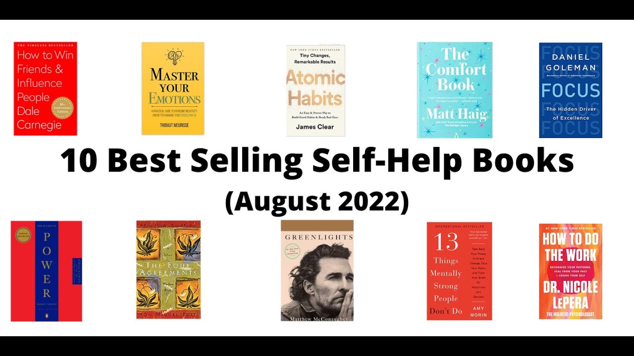 10 Best Selling SelfHelp Books in August 2022 YouTube