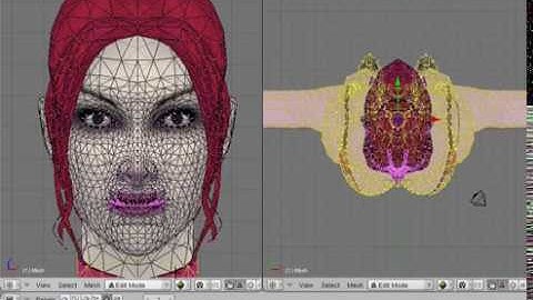 Lesson 9 - VTMB Bloodlines Model UV Layout Export for texturing in Photoshop Blender 3D