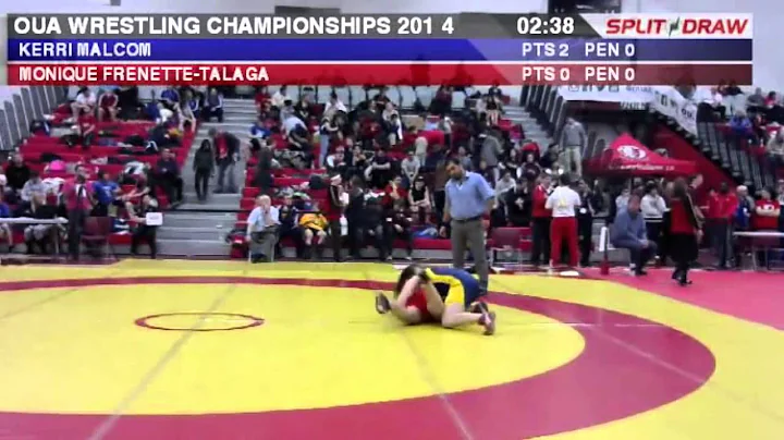 2014 OUA Championships: 82 kg Monique Frenette-Tal...