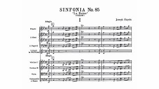 Haydn Symphony No. 85 In B-Flat Major La Reine With Score