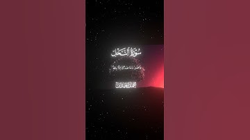 سورة النحل|126-128|القارئ:#محمد_اللحيدان #قران #quran #قران_كريم #تلاوة #تلاوة_هادئة#آية#تلاوة_خاشعة