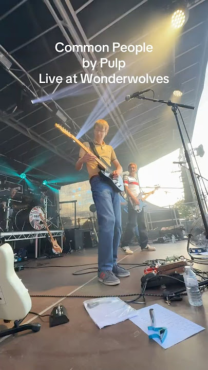 Common People guitar solo (Pulp) by Britpop Reunion at Wonderwolves Festival