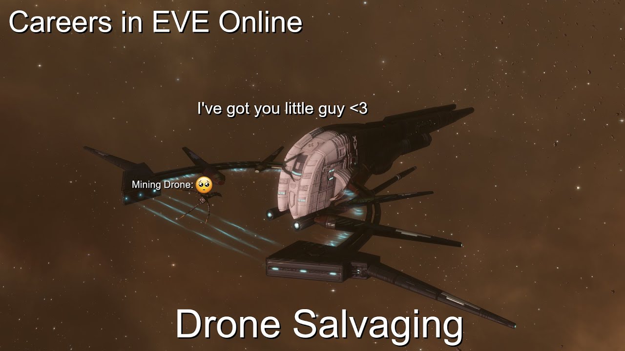 tabe uddanne Hest Careers in Eve Online - Drone Salvaging - YouTube